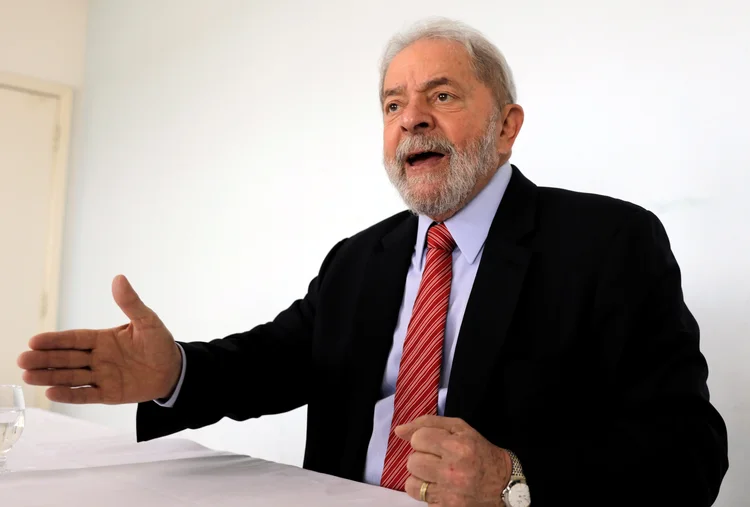 Ex-presidente Luiz Inácio Lula da Silva: em julho do ano passado, Lula foi condenado pelo juiz federal Sérgio Moro a nove anos e seis meses de prisão (Paulo Whitaker/Reuters)