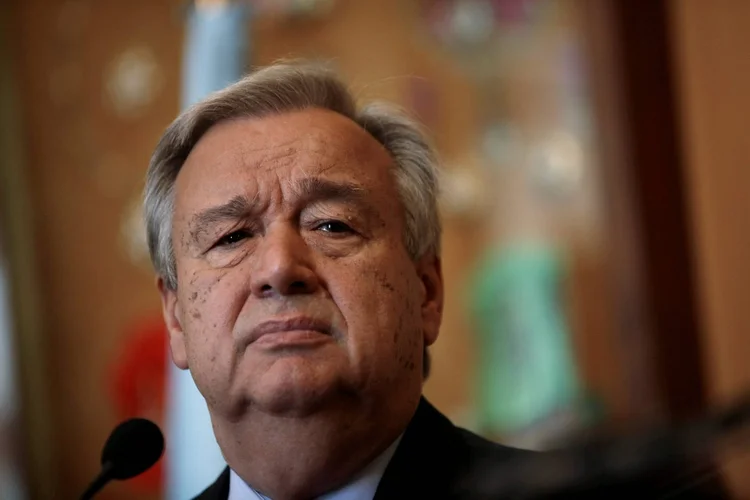 António Guterres, secretário-geral da ONU: Teste foi "profundamente desestabilizador para a segurança regional" (Rafael Marchante/Reuters)