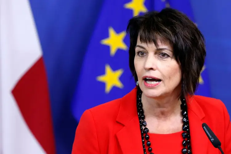 Doris Leuthard: "nós estamos prontos para oferecer nosso papel... como um mediador" (Francois Lenoir/Reuters)