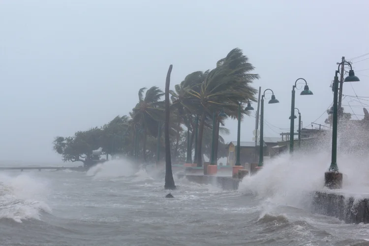 Furacão Irma em Porto Rico: 49% dos moradores da ilha já não tem luz (Alvin Baez/Reuters)