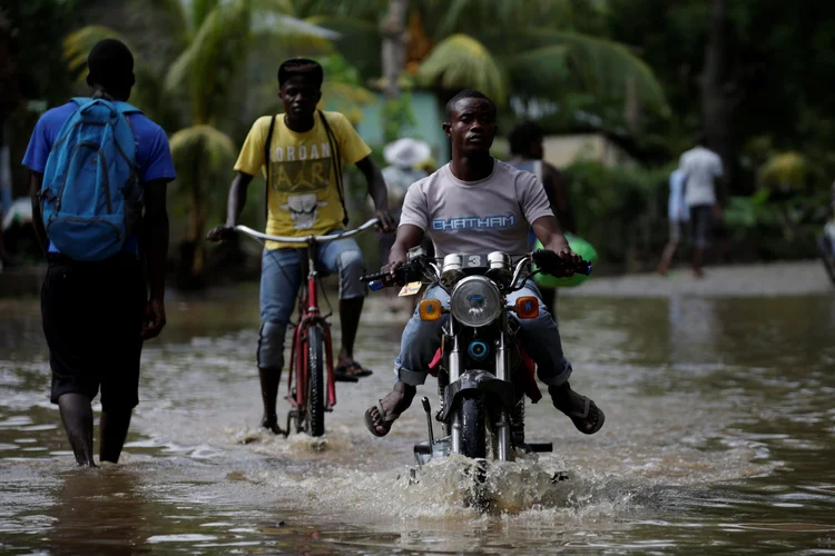 Irma: a passagem do furacão pelo Haiti ocorre menos de um ano depois que o Matthew devastou parte do país em outubro de 2016 (Andres Martinez Casares/Reuters)