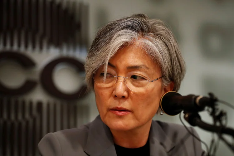 Kang Kyung-wha: sul-coreanos enviarão uma ajuda no valor de 8 milhões de dólares à Coreia do Norte (Kim Hong-Ji/Reuters)