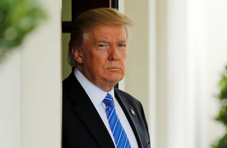 Donald Trump: ele afirma que as sanções foram "outro passo muito pequeno" (Jonathan Ernst/Reuters)
