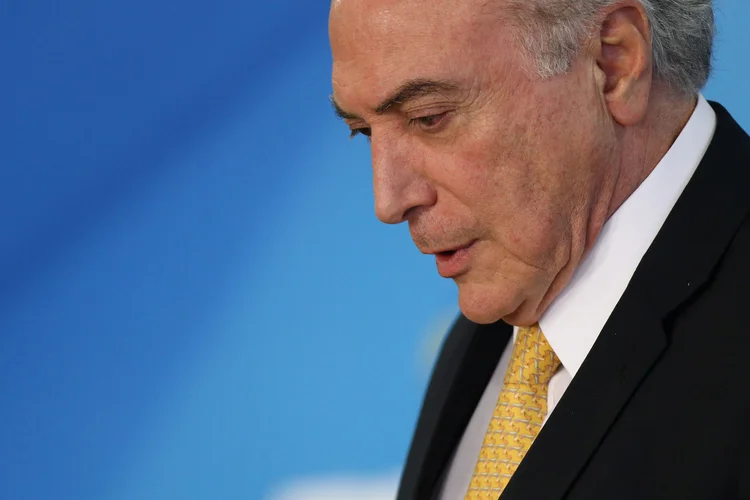 Michel Temer: o encontro com Maia acontecerá no Planalto (Adriano Machado/Reuters)