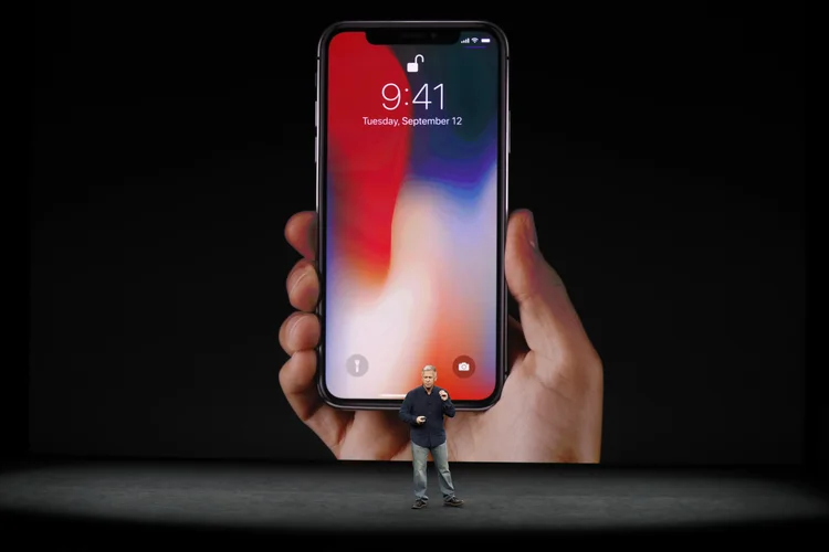 Iphone X: o novo modelo não inclui o botão home (Stephen Lam/Reuters)