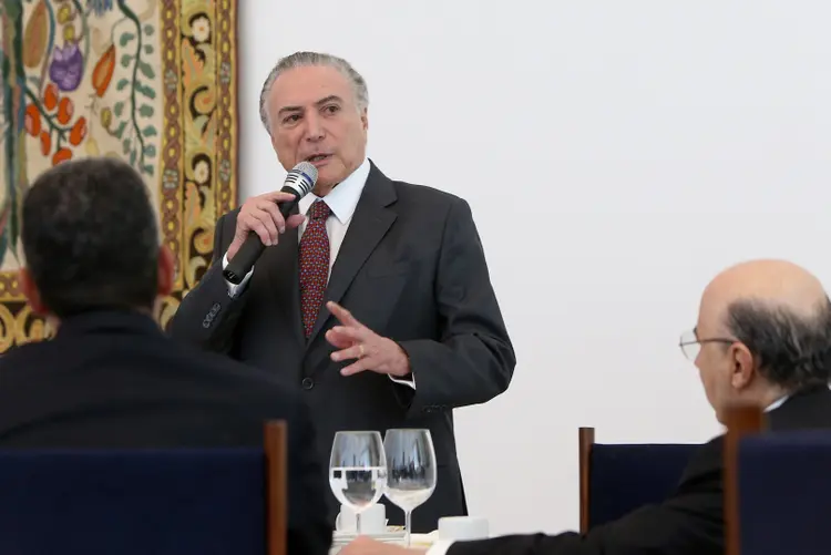 Michel Temer: o presidente citou diretamente os riscos de não apoiar o governo (Adriano Machado/Reuters)