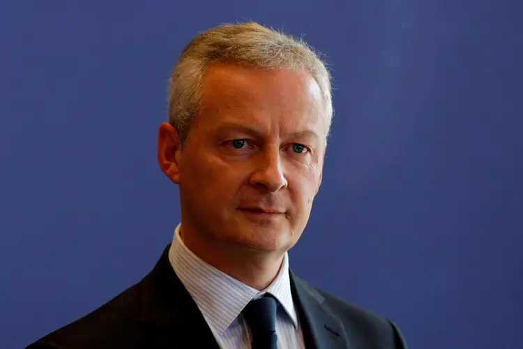 Bruno Le Maire: ministro deve apresentar o plano para outros membros da UE em uma reunião na capital da Estônia, Tallinn, no sábado (Philippe Wojazer/Reuters)