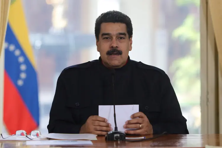 Nicolás Maduro: presidente fez "chamado" para participação no exercício (Miraflores Palace/Handout/Reuters)