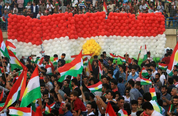 Curdistão: na última sexta-feira, o Parlamento curdo ratificou por unanimidade a realização do referendo de independência (Ari Jalal/Reuters)