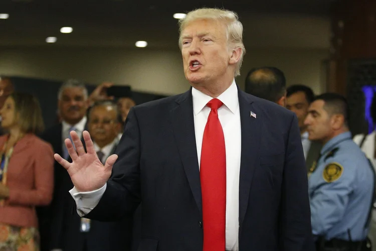 Trump: "Vamos tratar com os principais generais sobre a situação na Coreia do Norte", disse (Brendan Mcdermid/Reuters)