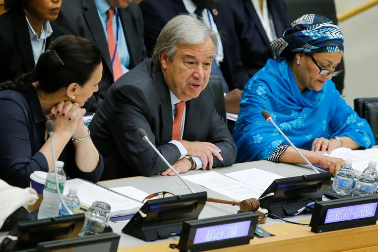 Antonio Guterres: "estamos fazendo progressos para um audaz e amplo programa de reformas para fortalecer as Nações Unidas" (Eduardo Munoz/Reuters)