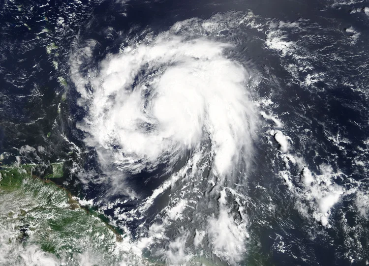 Furacão: Maria apresenta ventos máximos sustentados de 257 quilômetros por hora (NASA/Handout/Reuters)
