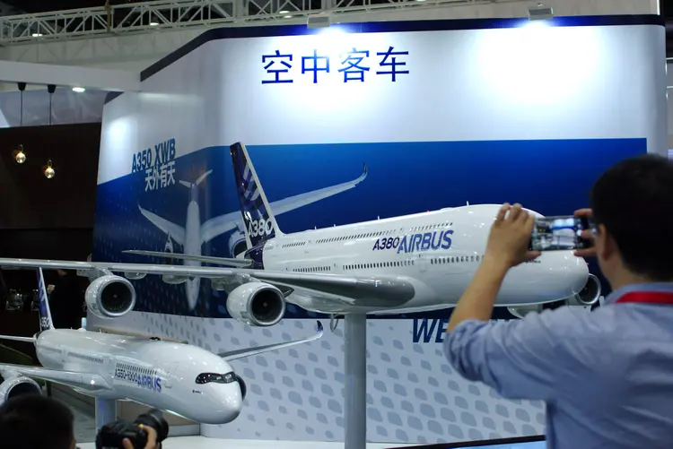 Airbus: na inauguração, o CEO da Airbus afirmou que "é um novo capítulo que se inicia" (Stringer/Reuters)