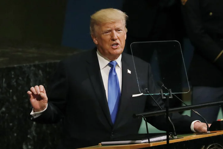 Donald Trump: "Como presidente, sempre colocarei os Estados Unidos primeiro" (Shannon Stapleton/Reuters)