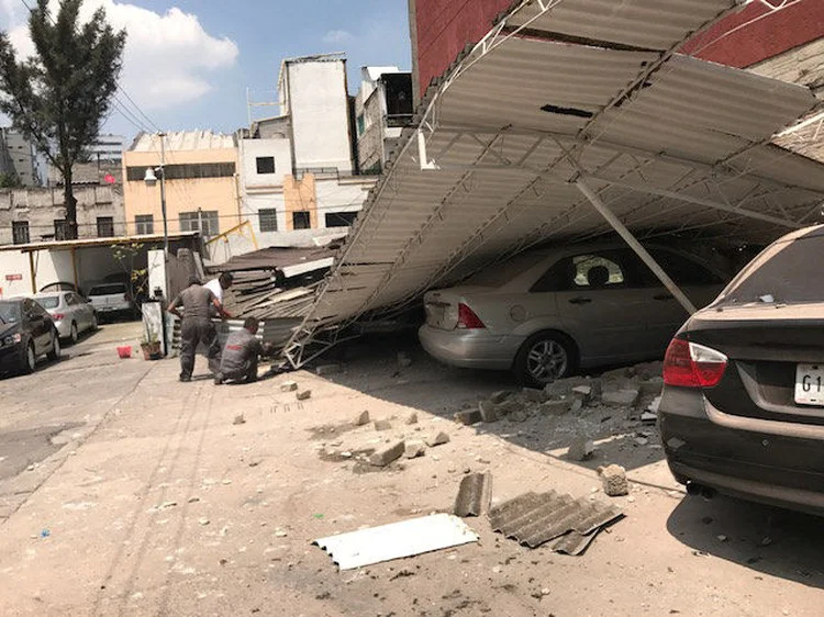 Terremoto: "Deus abençoe o povo da Cidade do México", escreveu Trump (Carlos Jasso/Reuters)