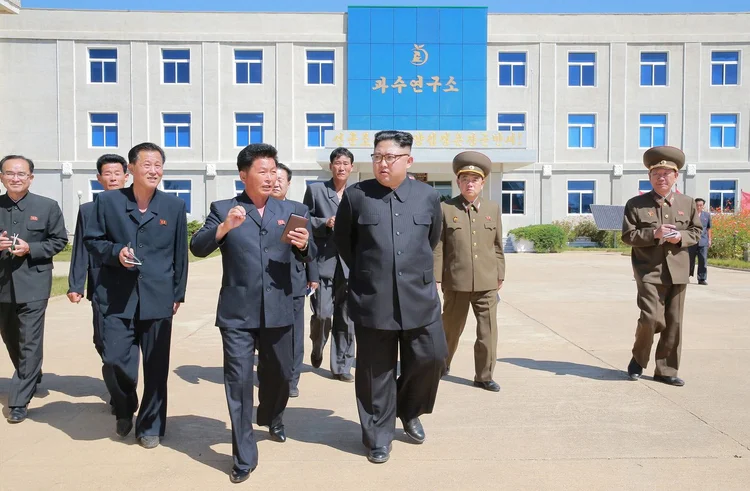 Coreia do Norte: ministro considera que o Norte está avançando a um ritmo mais rápido do que o esperado (KCNA/Reuters)
