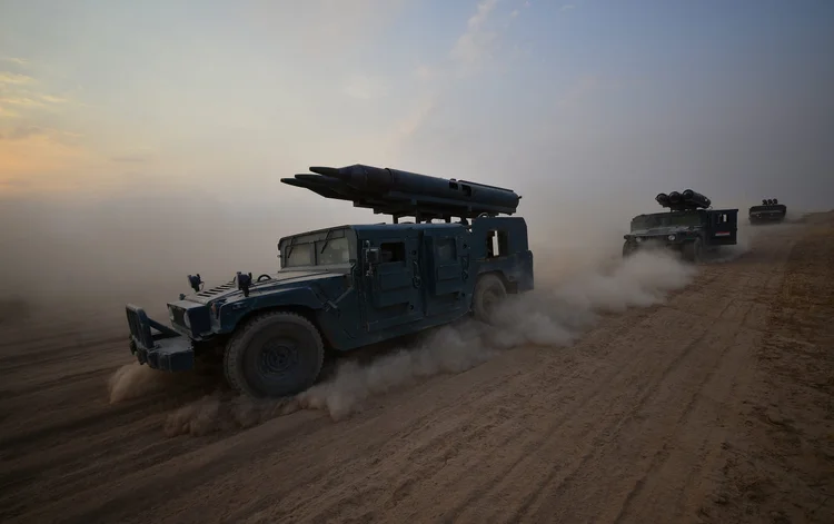 Iraque: violentos bombardeios foram ouvidos na região durante a manhã (Stringer/Reuters)