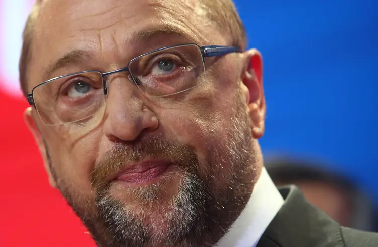 Martin Schulz: Candidato social-democrata reconheceu a derrota neste domingo (24) (Michael Dalder/Reuters)