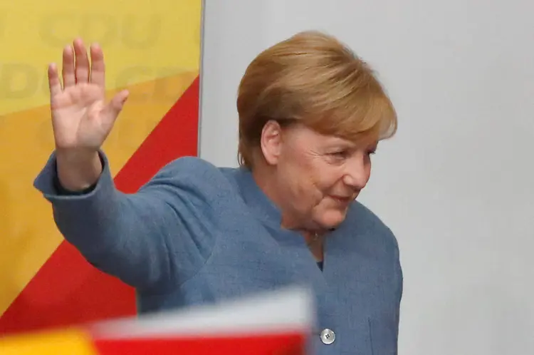 Angela Merkel: Chanceler foi reeleita para o quarto mandato consecutivo (Fabrizio Bensch/Reuters)