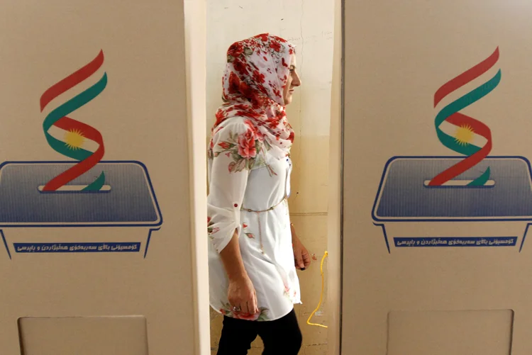 Referendo: mais cedo, a Turquia também já havia anunciado o fechamento das fronteiras terrestres (Ako Rasheed/Reuters)