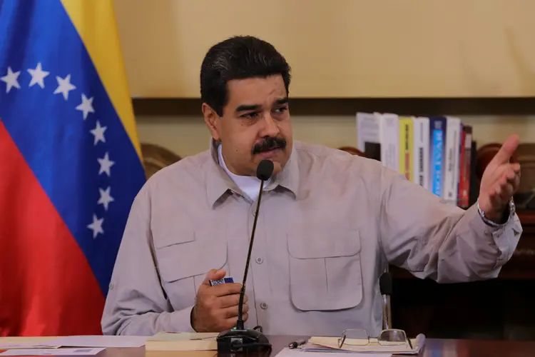 Maduro: o presidente elogiou o acordo firmado em 2016 entre a Opep e países de fora do cartel para reduzir a produção de petróleo (Miraflores Palace/Handout/Reuters)