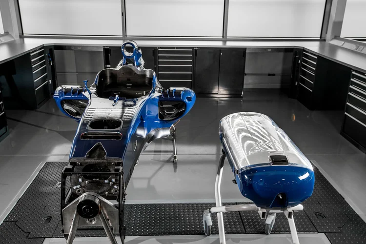 Babypod 20 foi desenvolvido e construído pela Williams Advanced Engineering, um braço da equipe de F1 sediada no Reino Unido (Williams Advanced Engineering/Divulgação)