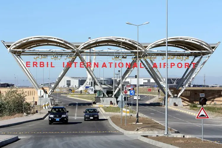 Aeroporto de Erbil: local está sob controle do governo regional do Curdistão (Azad Lashkari/Reuters)