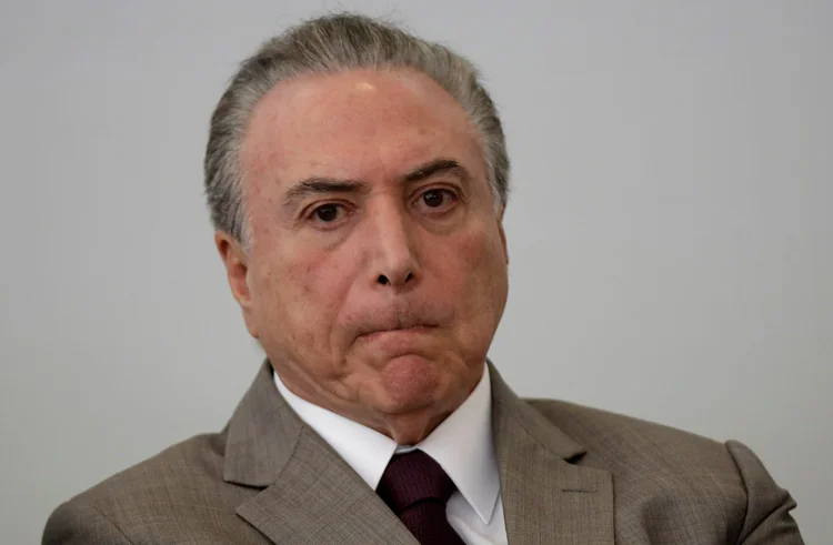 Michel Temer: o presidente é acusado de ser o chefe do "quadrilhão" do PMDB (Ueslei Marcelino/Reuters)
