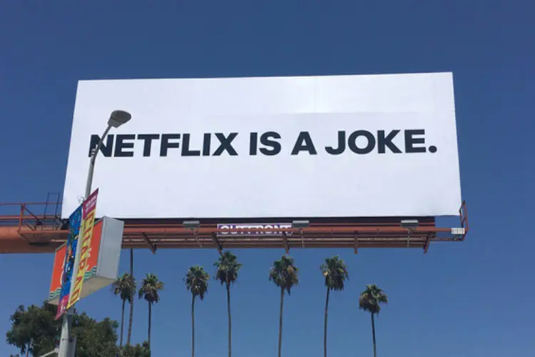 Propaganda da Netflix nos Estados Unidos: revelação da campanha do outdoor é uma das notícias da semana (Netflix/Reprodução)