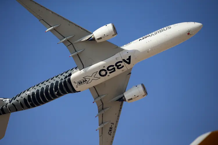 Airbus: o A350 menor “se encaixa e tem um tamanho melhor para a malha da United”, afirmou a aérea (Jasper Juinen/Bloomberg)