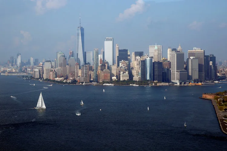 O trem de passageiros viajava de Nova York para Miami (Yuri Gripas/Reuters)