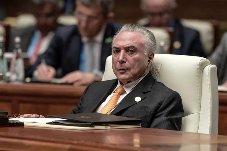 Michel Temer: defesa de presidente critica vazamento (Fred Dufour/Reuters)