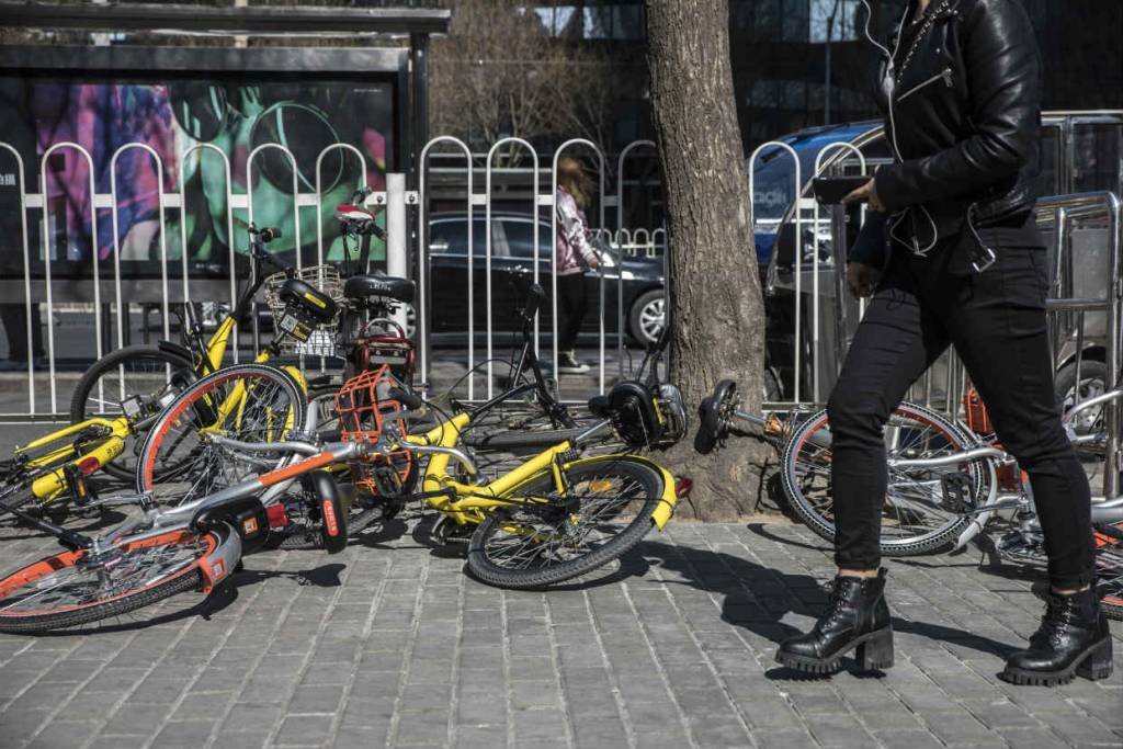 Com bicicletas vandalizadas, a China se pergunta: “Onde erramos?”