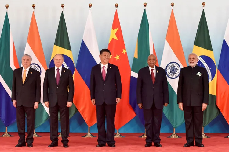 BRICS: o presidente Temer participou do encontro de líderes do Conselho Empresarial do grupo (Kenzaburo Fukuhara/Reuters)