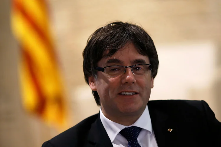 Carles Puigdemont: os dois principais partidos pró-independência disseram que irão apoiar Puigdemont como candidato presidencial (Jon Nazca/Reuters)