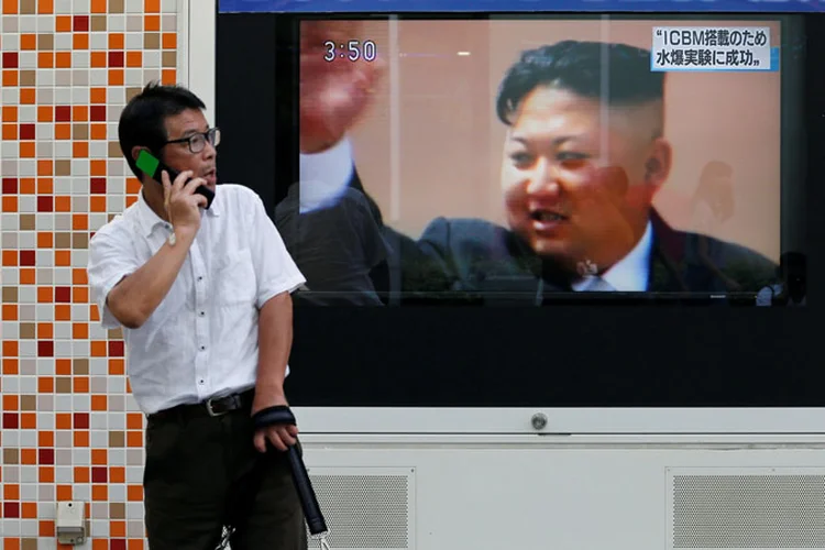 Coreia do Norte realiza novo teste nuclear 04/09/2017 (Toru Hanai/Reuters)