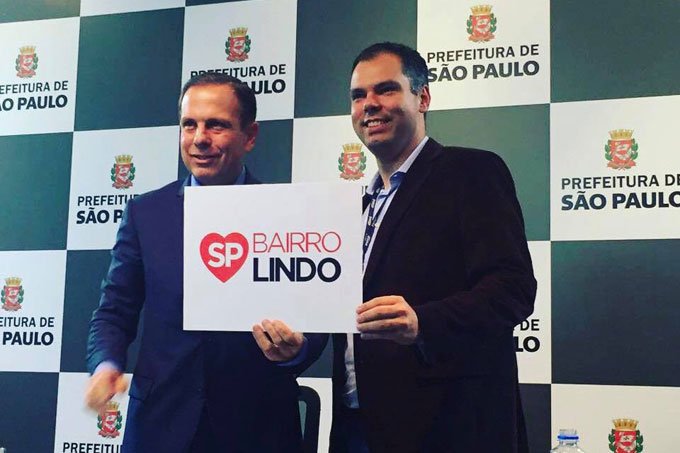 Doria: o prefeito vinha se mostrando descontente com os resultados da zeladoria (Bruno Covas/Facebook/Divulgação)