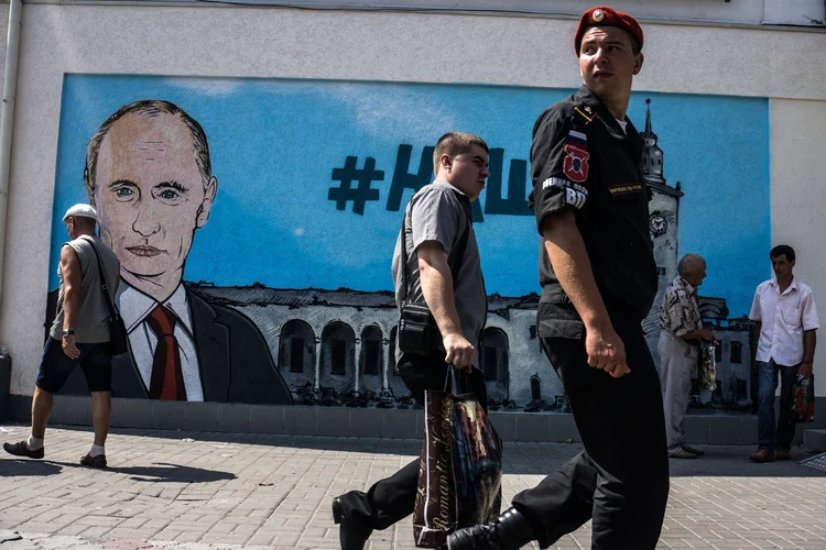 Crimeia: a Ucrânia tenta pressionar a Rússia pelo fim da ocupação da Crimeia e das "violações de direitos humanos e liberdades fundamentais" (Alexander Aksakov/Getty Images)