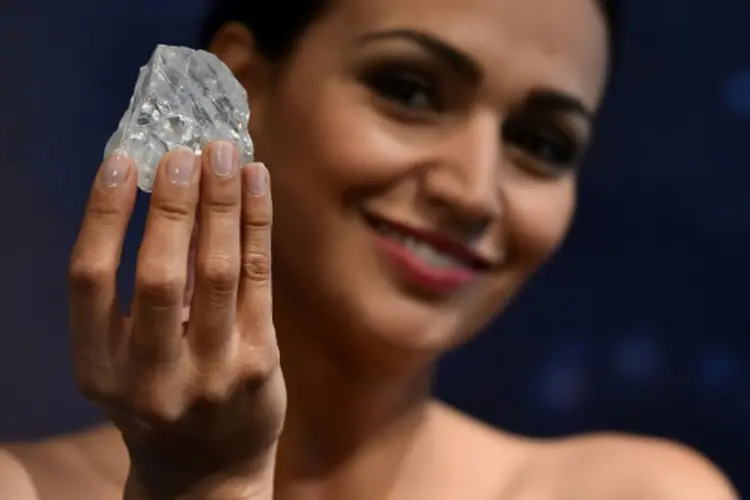 Diamante: a pedra foi batizada de "Lesedi La Rona" (BEN STANSALL/Arquivos/AFP)