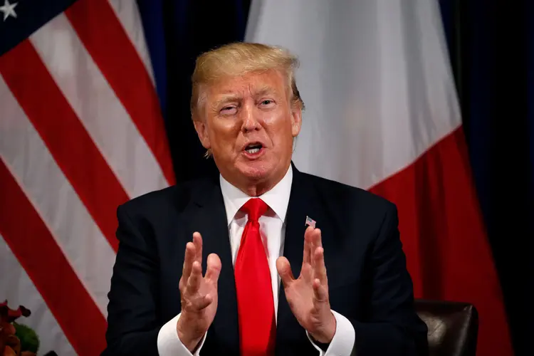 Trump: o plano do presidente defende também um aumento no custo dos vistos para financiar a melhoria da segurança fronteiriça (Kevin Lamarque/Reuters)