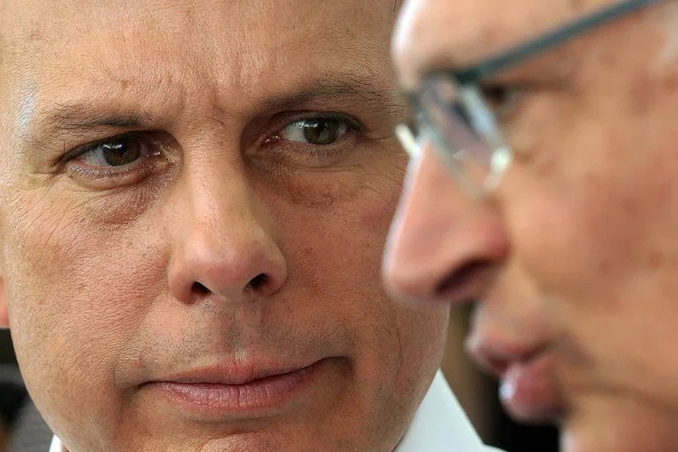 Alckmin e Doria (Paulo Whitaker/Reuters)