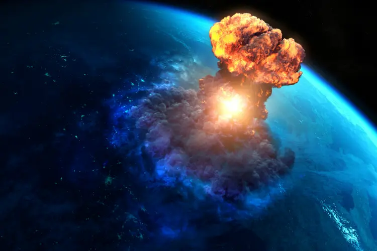 Explosão na Terra: para vencedores do Prêmio Nobel, guerra nuclear é uma das maiores ameaças da humanidade (celafon/Thinkstock)