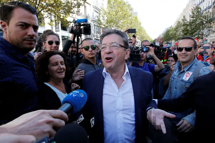 Greve: representante do parlamento francês vê o movimento como o fim do contrato de trabalho (Jean-Paul Pelissier/Reuters)