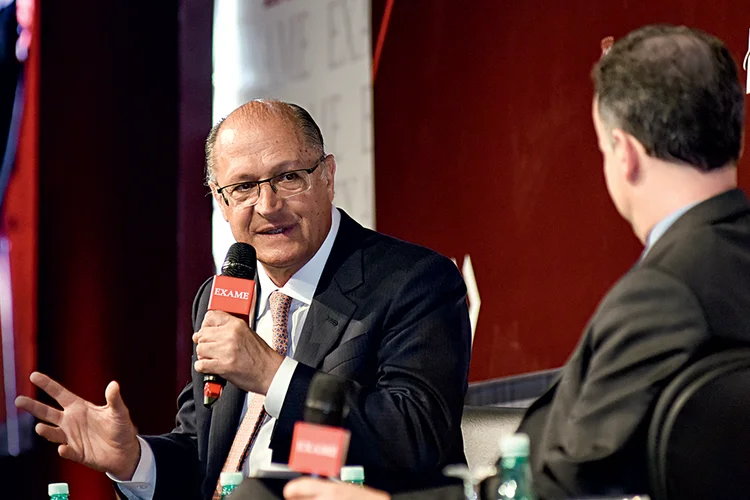 Geraldo Alckmin: “Eu quero ser candidato. Mas depende do partido” (Germano Luders/Exame)