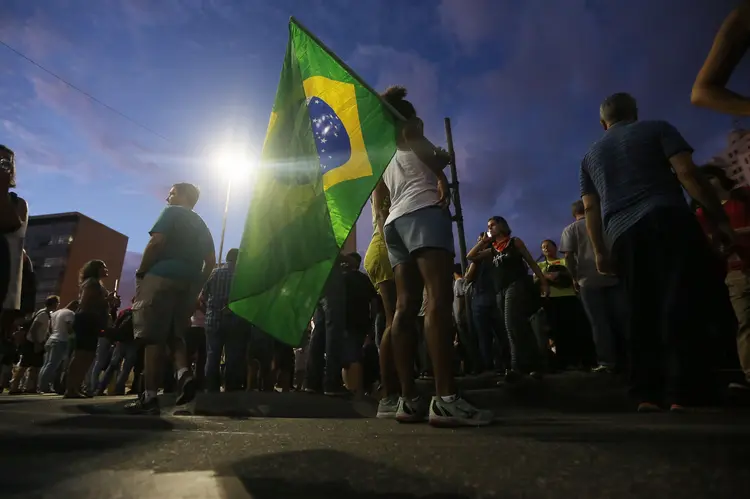 Protesto no Rio: eleições de 2018 podem ser o ponto de virada de uma temporada de crises no Brasil (Mario Tama/Getty Images/Getty Images)