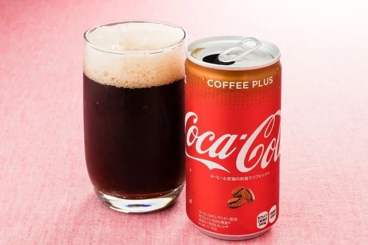 Nova Coca-Cola Coffee Plus: lançamento no Japão traz bebida com 50% mais cafeína (Coca-Cola/Divulgação)