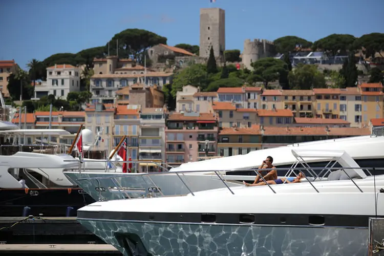 Iate na Riviera Francesa (Christopher Furlong/Getty Images)