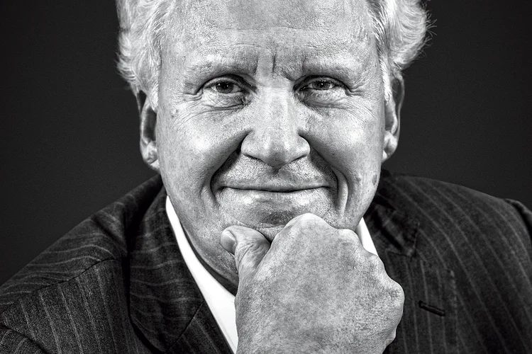 Jeffrey Immelt, presidente do conselho de administração da GE: “Cultura de experimentação” (Germano Luders/Exame)