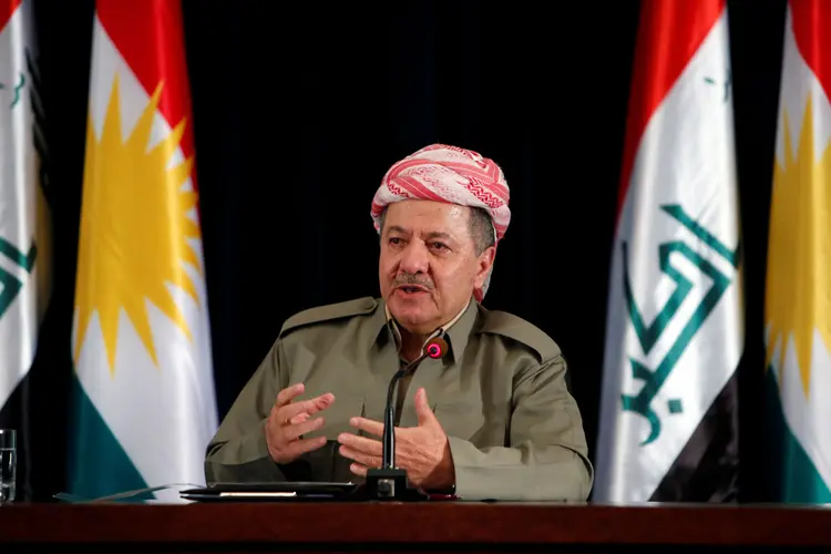 Masoud Barzani: o presidente da região curda se disse a favor do diálogo (Azad Lashkari/Reuters)
