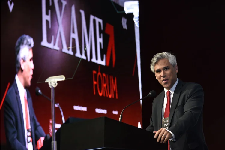 João Manoel Pinho de Mello, assessor especial de Reformas Microeconômicas do Ministério da Fazenda, durante palestra no EXAME Fórum em 4 de setembro de 2017 (Germano Luders/Exame)